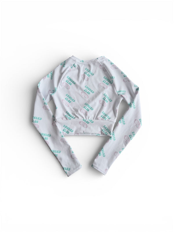 Snwbrd Club Recycled Crop Top