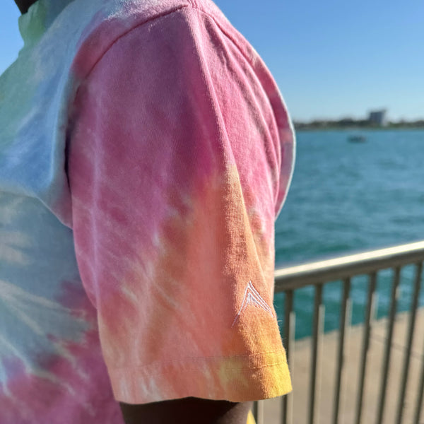 here for the adventure oversized tie dye tee | limited edition