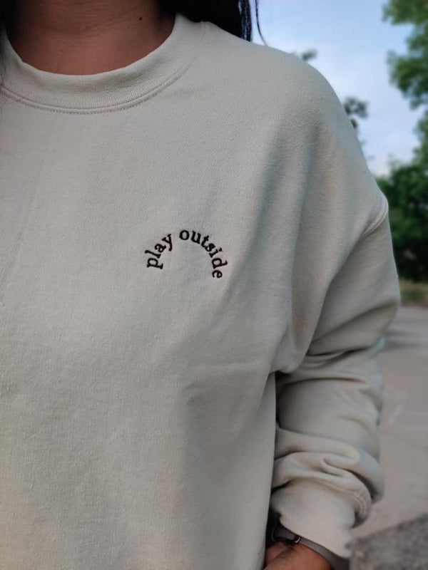 play outside crewneck