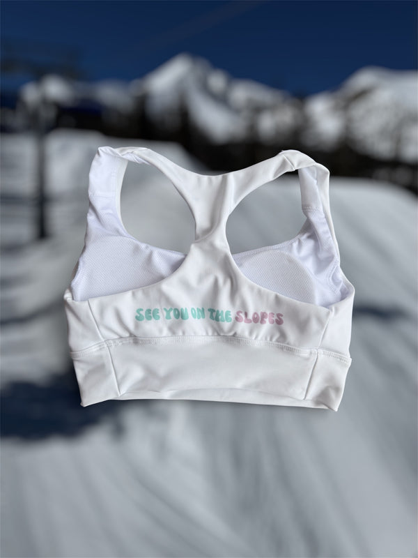 Snwbrd Club Recycled Sports Bra