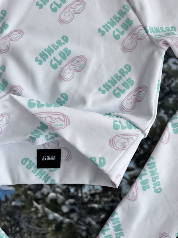 Snwbrd Club Recycled Crop Top