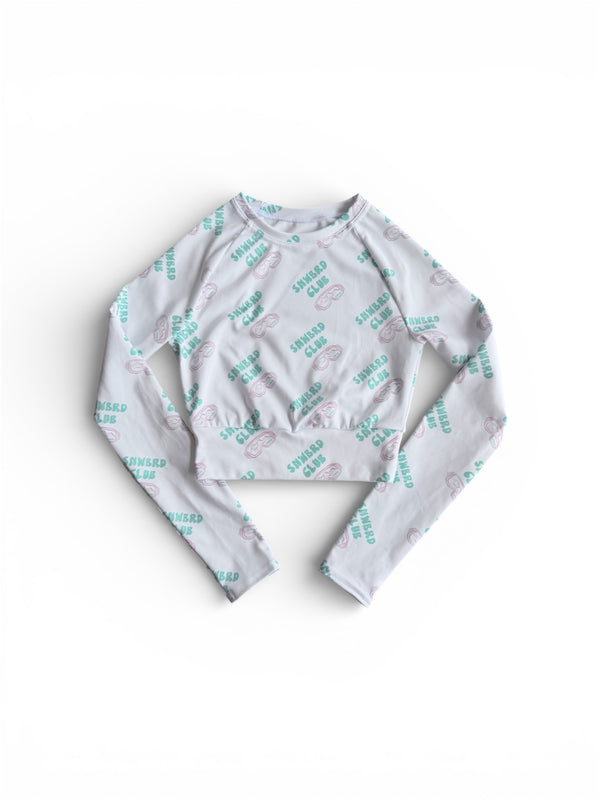 Snwbrd Club Recycled Crop Top