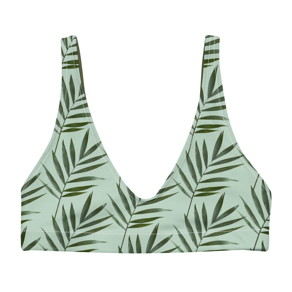 recycled bikini top | tropical